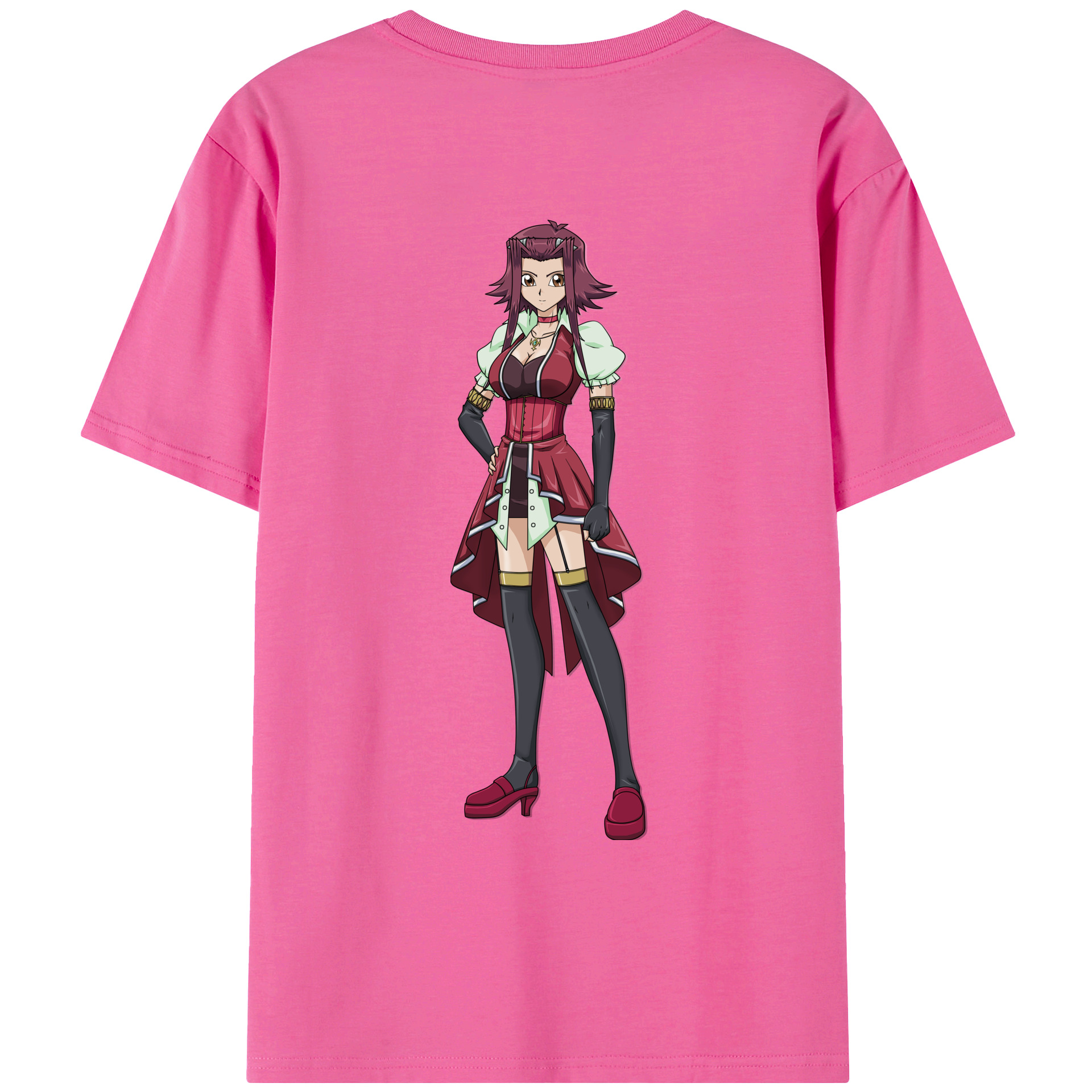 （画像用） 遊☆戯☆王 Yu-Gi-Oh! レディース半袖Tシャツ(バックプリント)